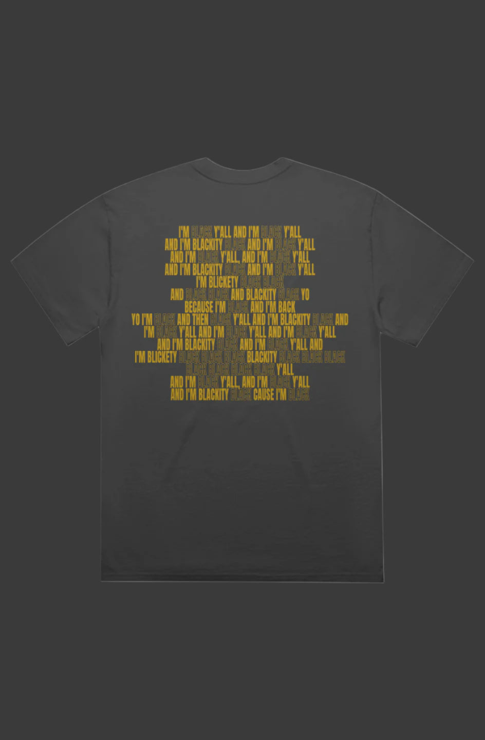 I'M BLACK (Short Length Tee)