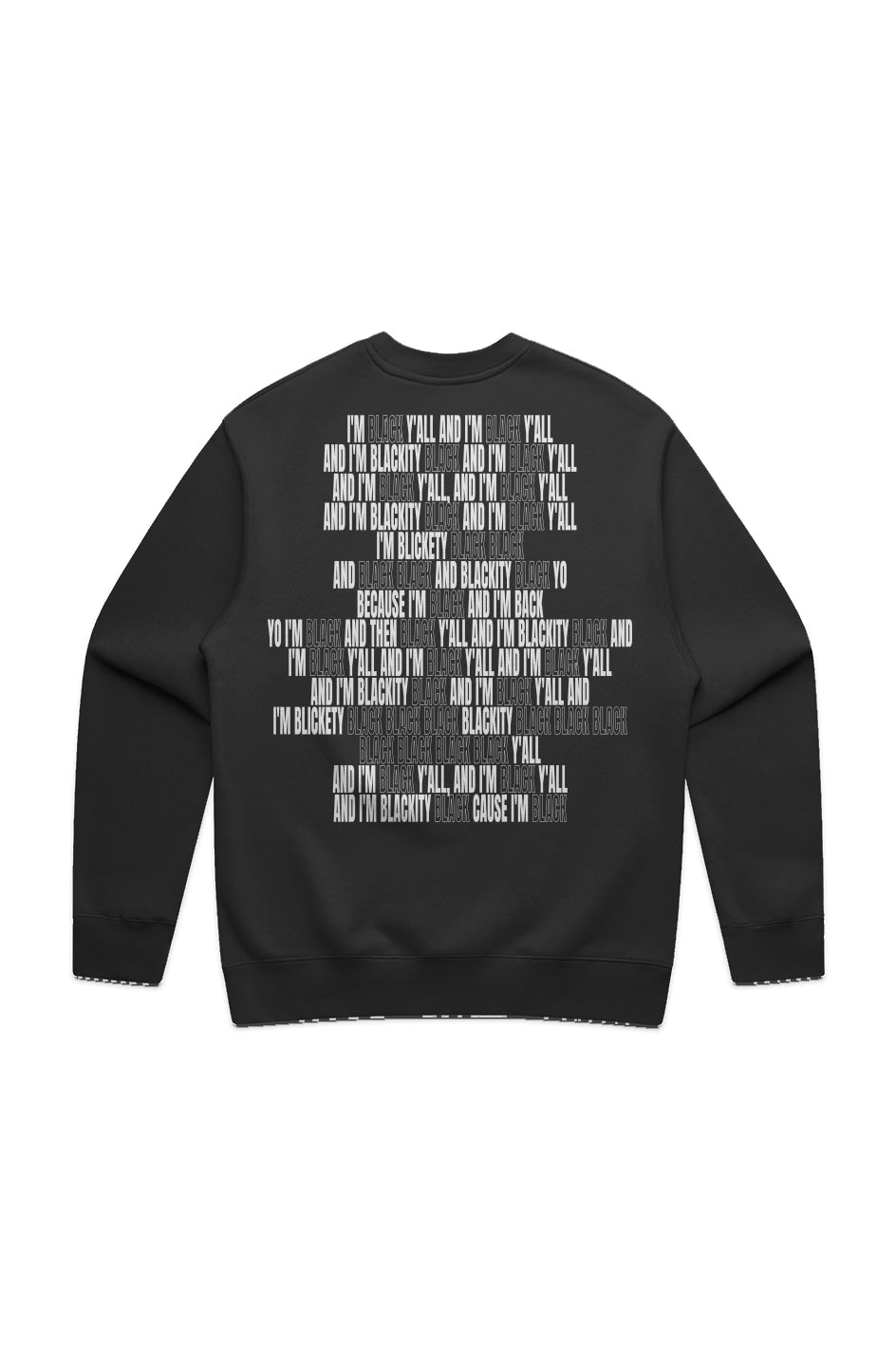 I'M BLACK SWEATSHIRT