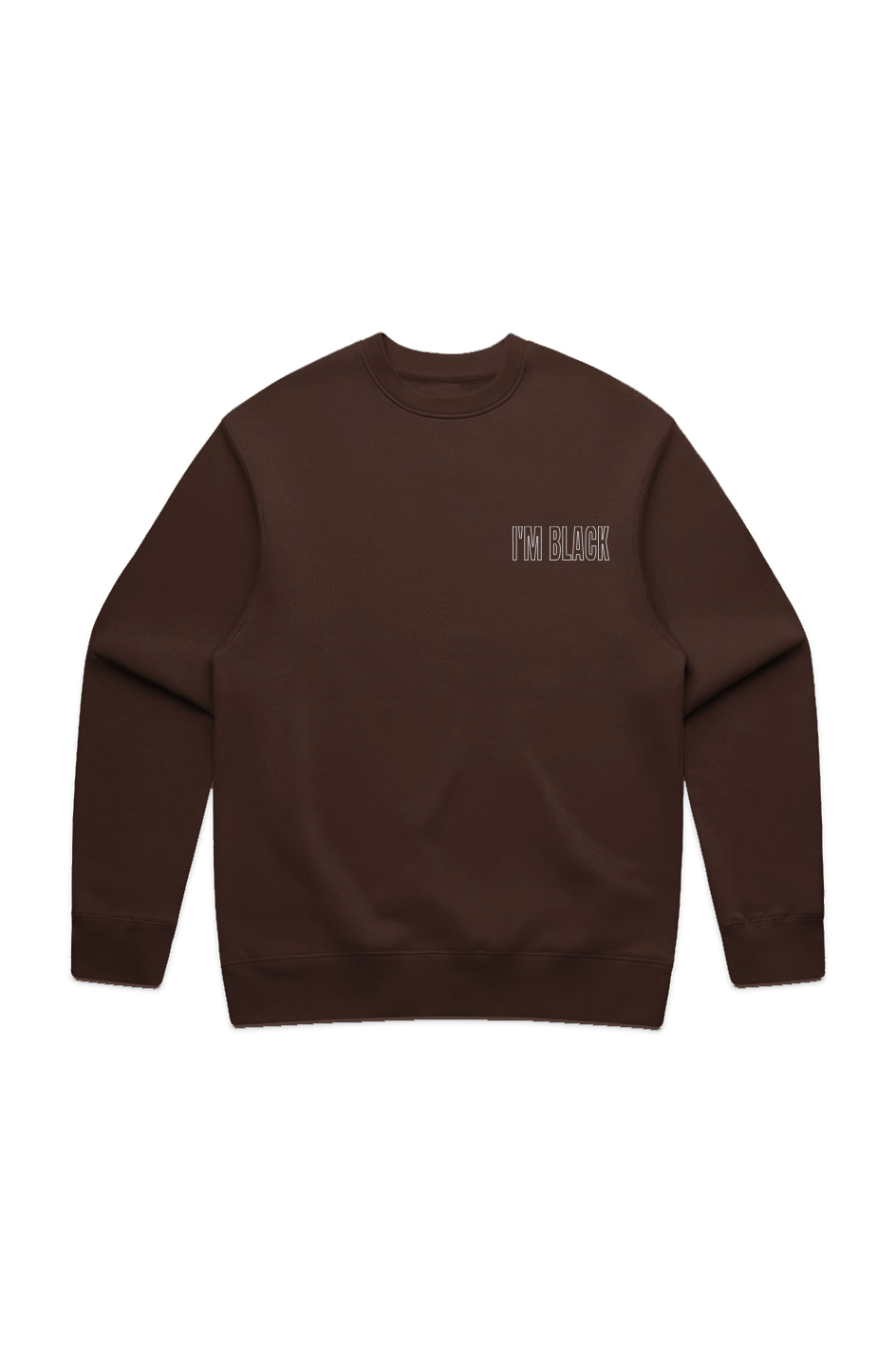 I'M BLACK SWEATSHIRT