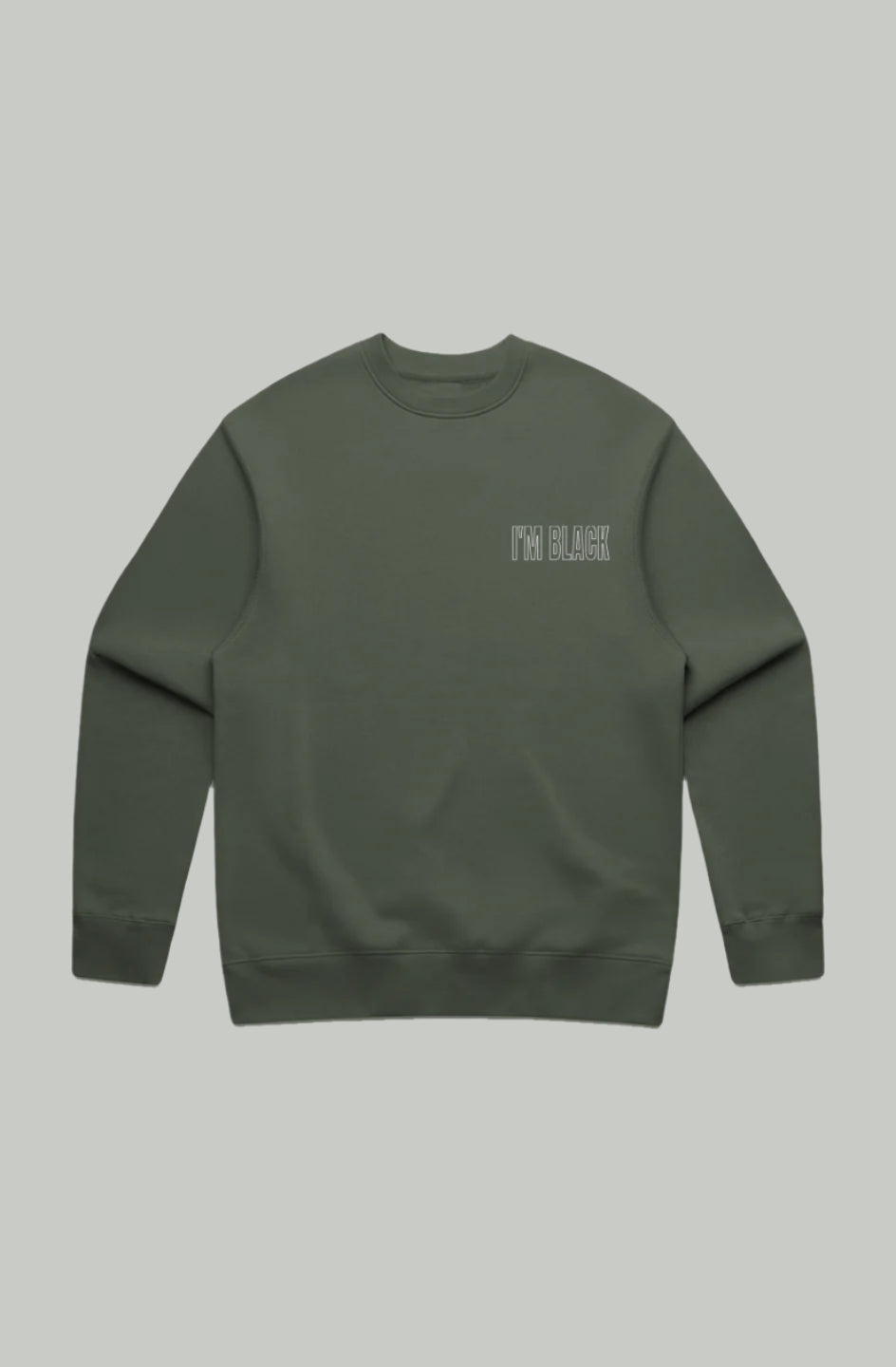 I'M BLACK SWEATSHIRT