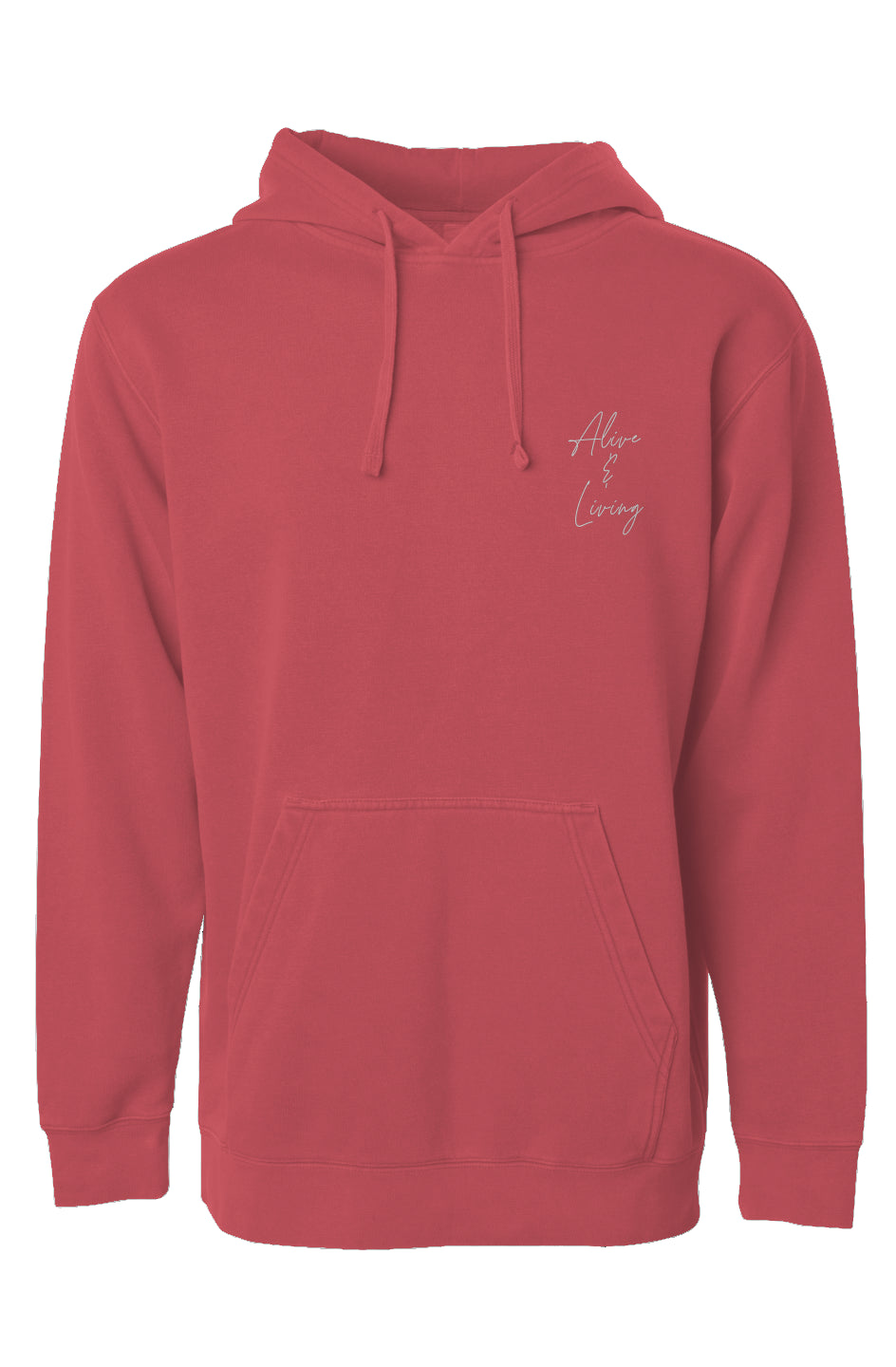 Pink Pigment Dyed Hoodie