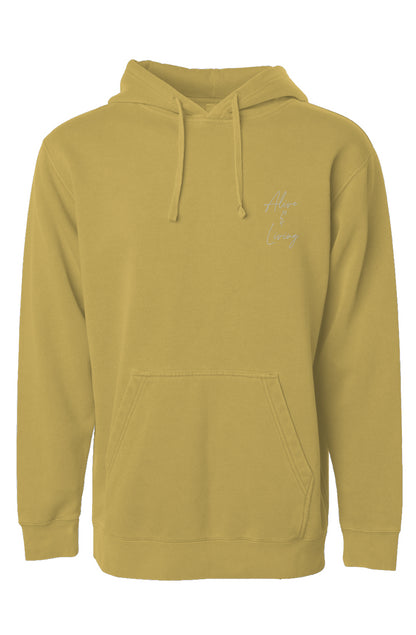 Yellow Pigment Dyed Hoodie