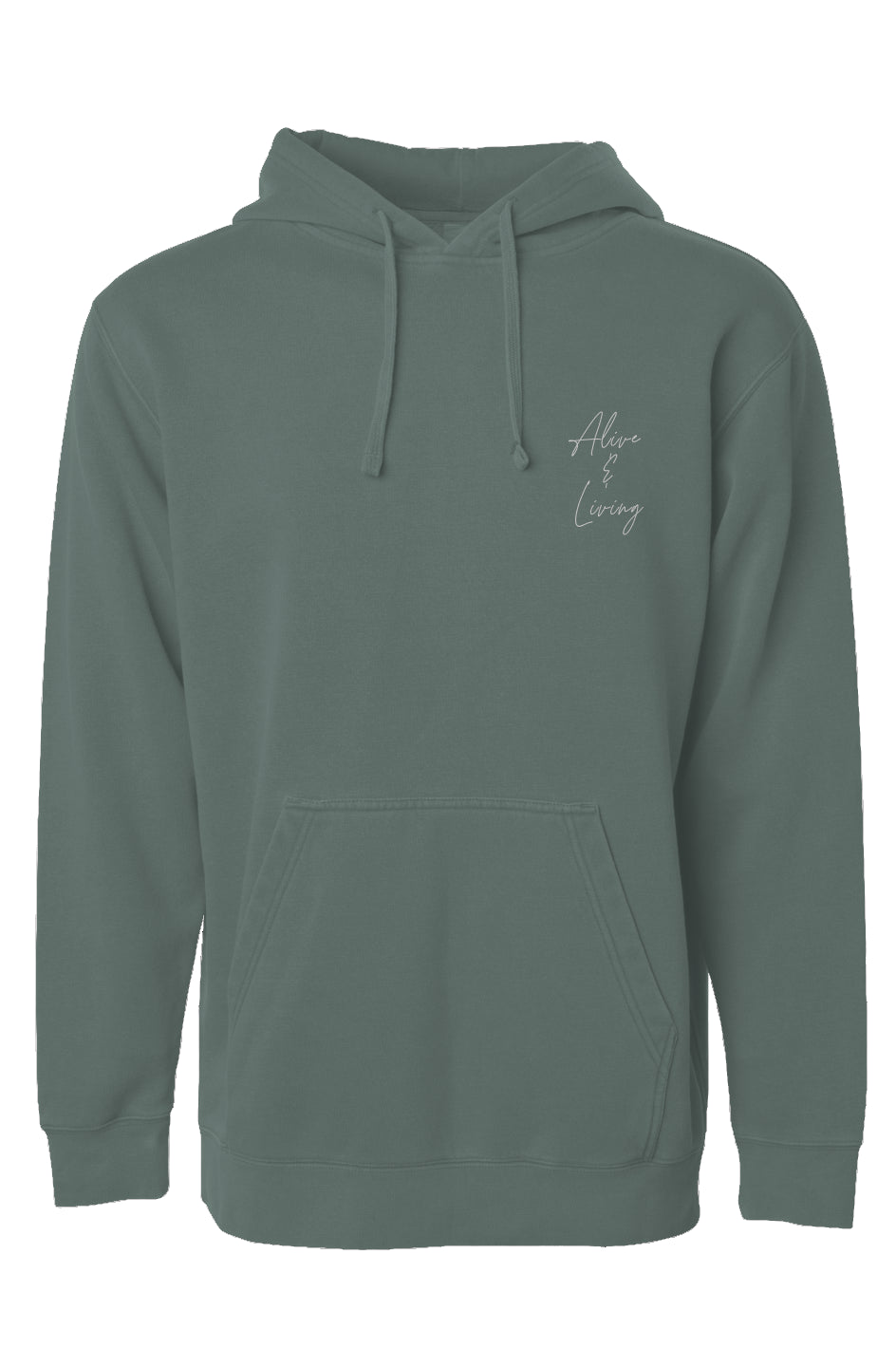 Alpine Green Pigment Dyed Hoodie