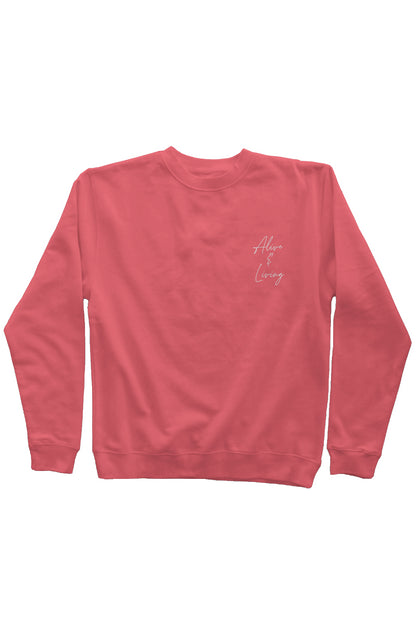 Pink Independent Pigment Dyed Crew Neck