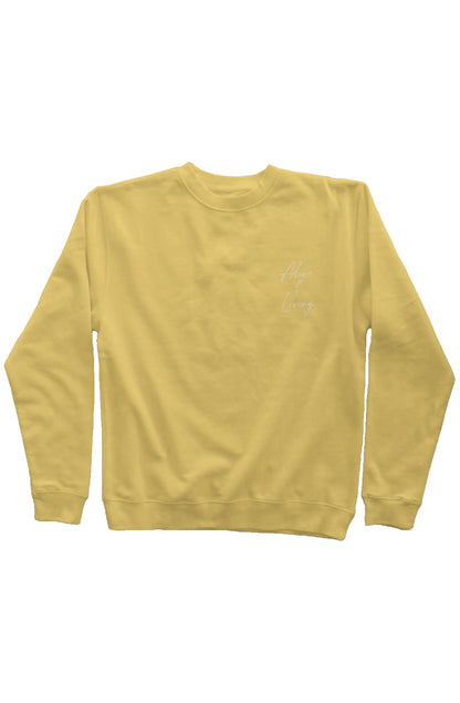 Yellow Independent Pigment Dyed Crew Neck