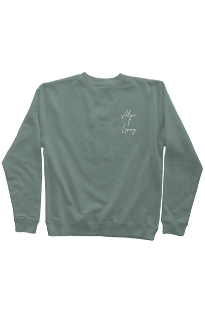 Alpine Green Independent Pigment Dyed Crew Neck