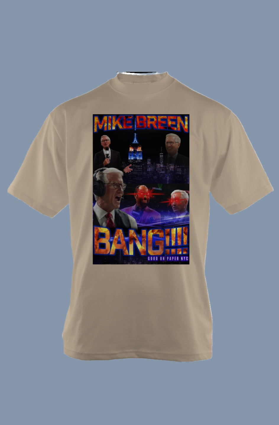 Mike Breen BANG! Oversized Heavyweight T Shirt