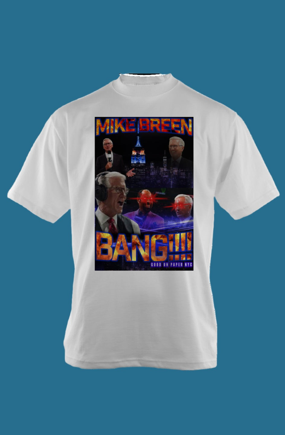 Mike Breen BANG! Oversized Heavyweight T Shirt