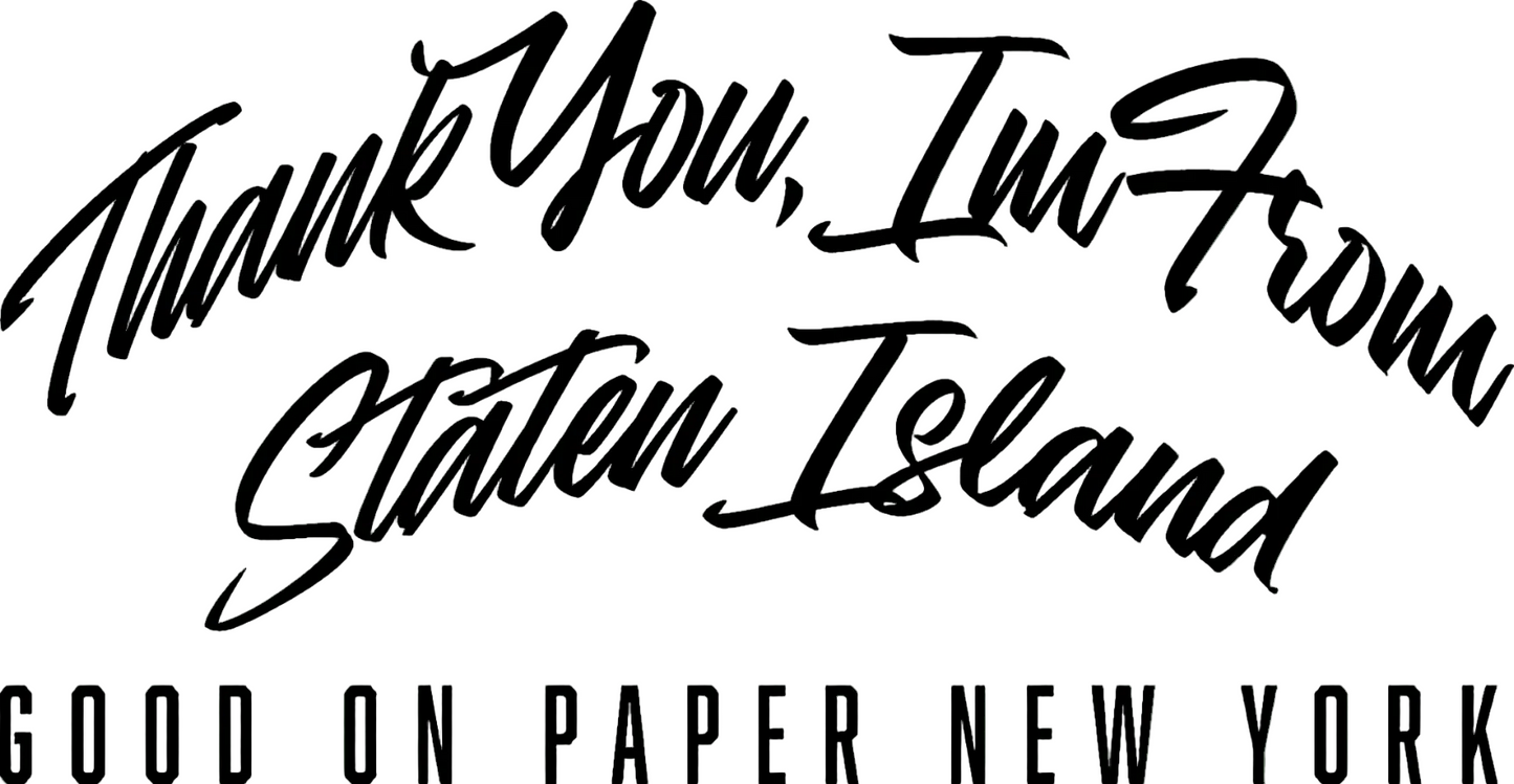 "Thank You, I'm From..." Cap