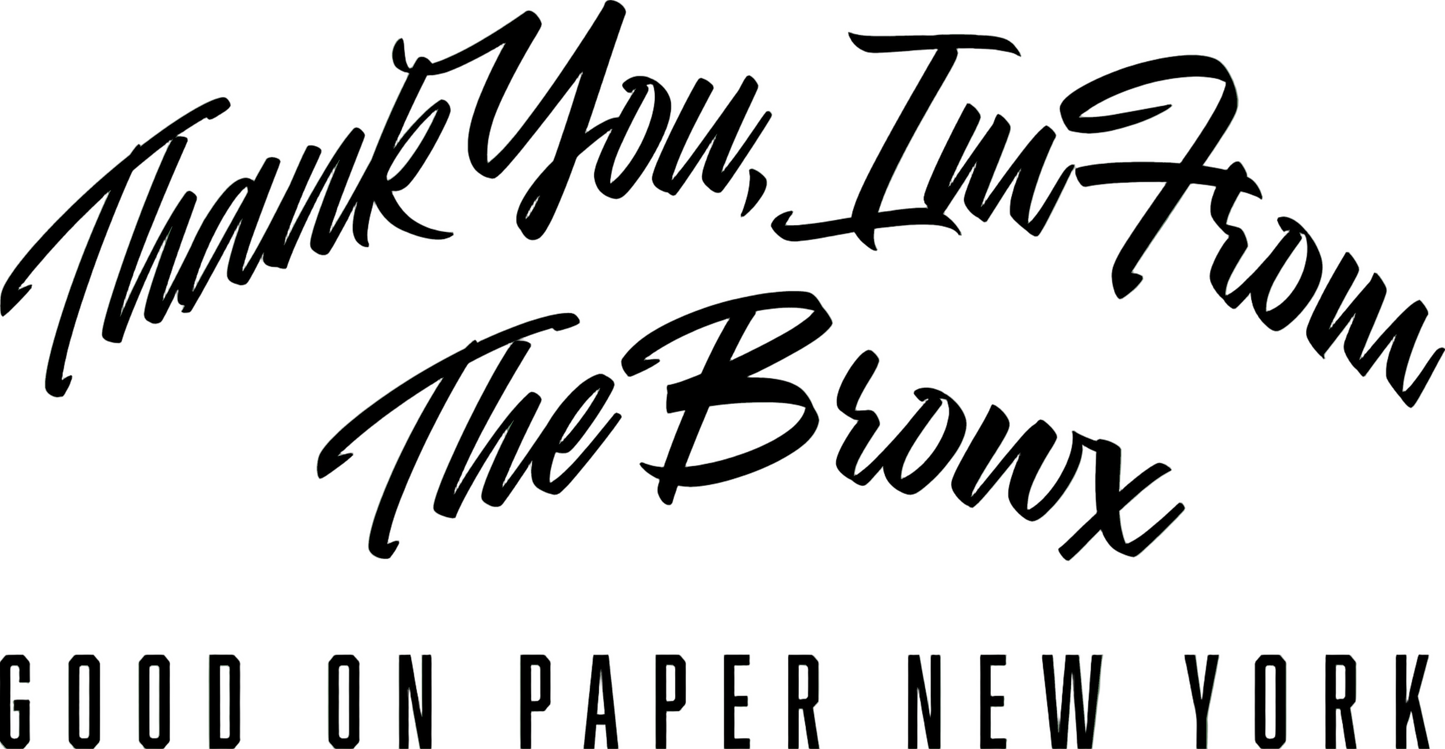 "Thank You, I'm From..." Cap